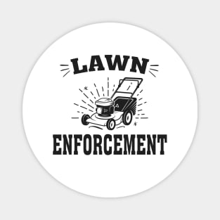 Gardening Lawn Enforcement Gardener Dad and Mom Magnet